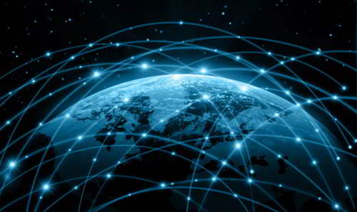 Internet World Globe